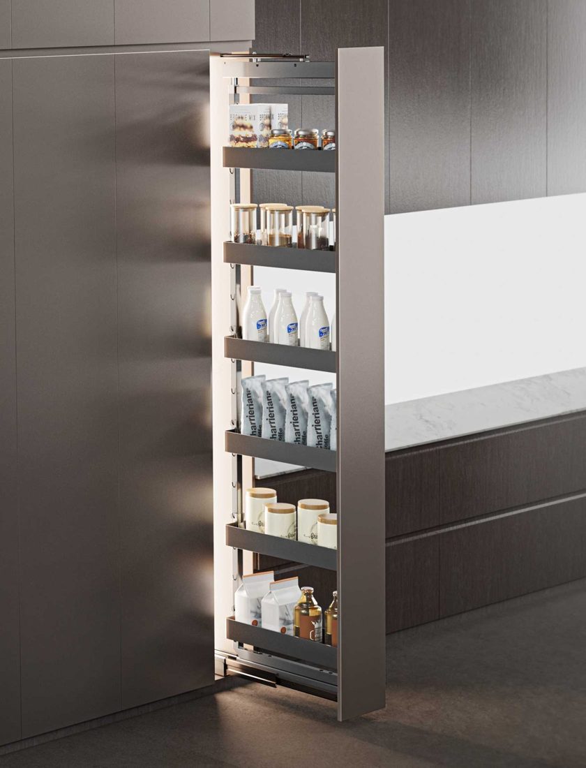 HIGOLD Shearer Narrow Tall Larder Unit – Columna despensera angosta